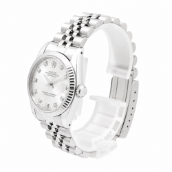 Rolex Datejust 31MM 68274 Silver Diamond Dial Watch